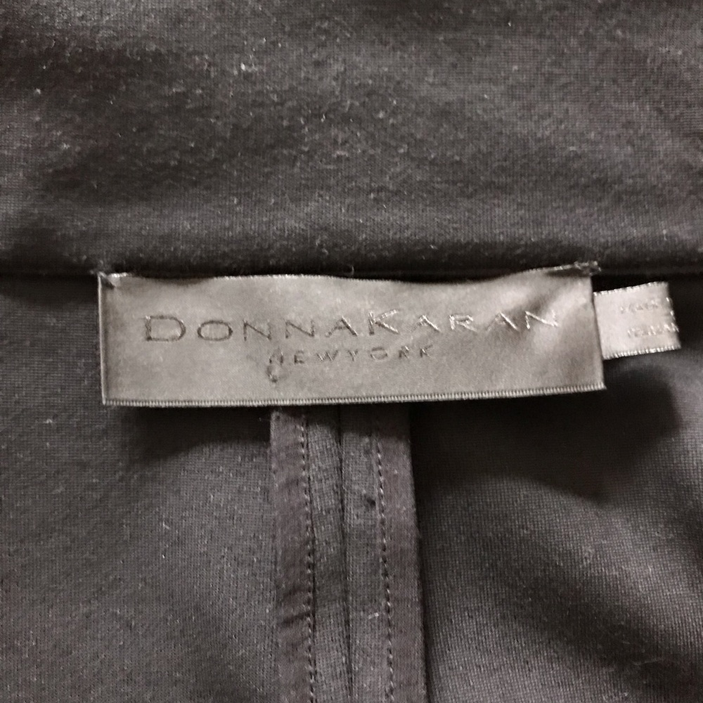 Donna Karan Black/White Tweed Jacket-10 - Picture 5 of 6